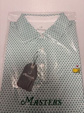New 2026 Men’s Masters Tech XL Green Umbrella Golf Polo